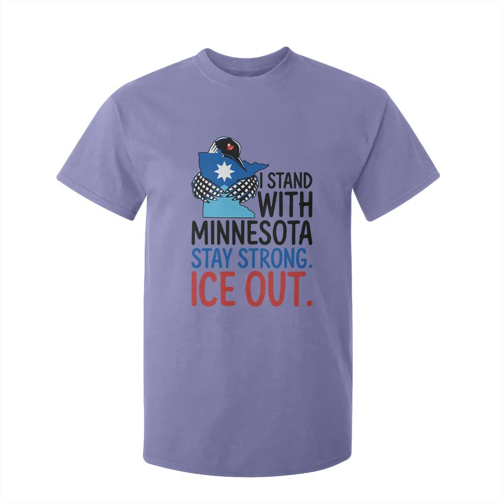 Minnesota Pride Common Loon T Shirt For Kid Stand With Minnesota Ice Out TS12 Violet Print Your Wear