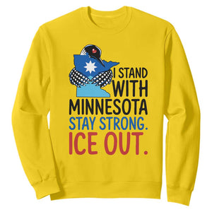 Minnesota Pride Common Loon Sweatshirt Stand With Minnesota Ice Out TS12 Daisy Print Your Wear
