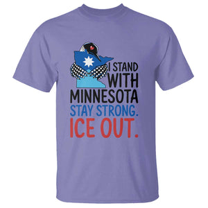 Minnesota Pride Common Loon T Shirt Stand With Minnesota Ice Out TS12 Violet Print Your Wear