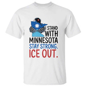 Minnesota Pride Common Loon T Shirt Stand With Minnesota Ice Out TS12 White Print Your Wear