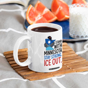 Minnesota Pride Common Loon Coffee Mug Stand With Minnesota Ice Out TS12 Print Your Wear