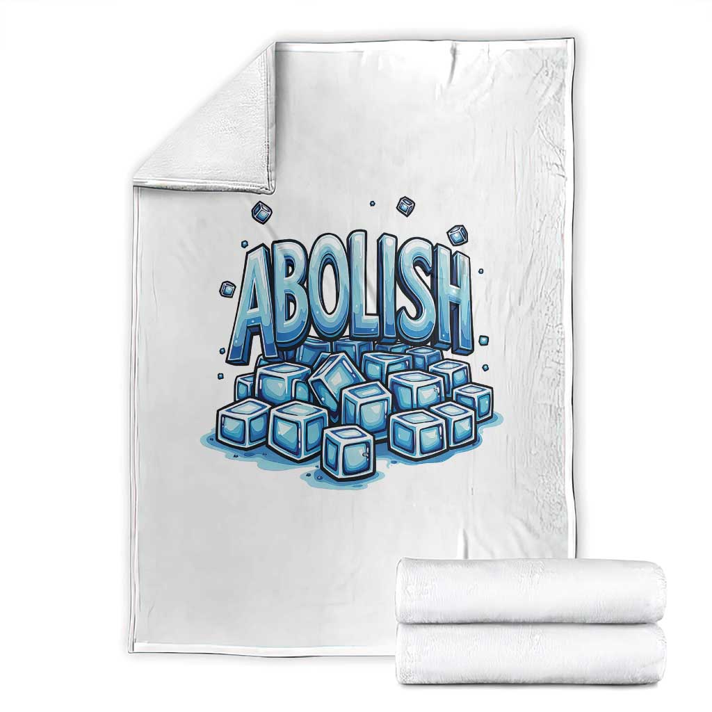 Abolish Ice Throw Blanket Minnesota Resistance Protest TS12 White Print Your Wear
