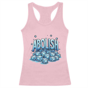 Abolish Ice Racerback Tank Top Minnesota Resistance Protest TS12 Light Pink Print Your Wear