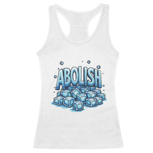 Abolish Ice Racerback Tank Top Minnesota Resistance Protest TS12 White Print Your Wear