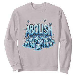 Abolish Ice Sweatshirt Minnesota Resistance Protest TS12 Ice Gray Print Your Wear