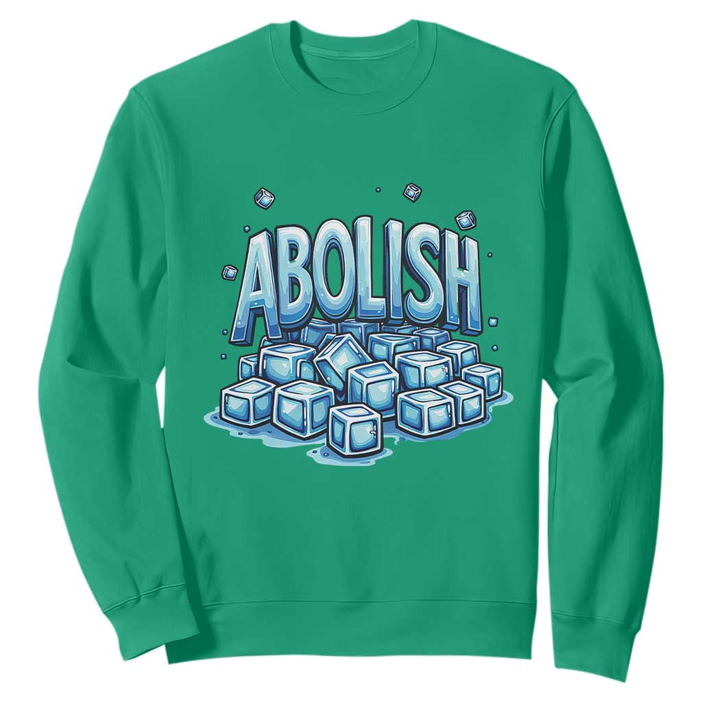 Abolish Ice Sweatshirt Minnesota Resistance Protest TS12 Irish Green Print Your Wear