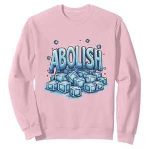 Abolish Ice Sweatshirt Minnesota Resistance Protest TS12 Light Pink Print Your Wear