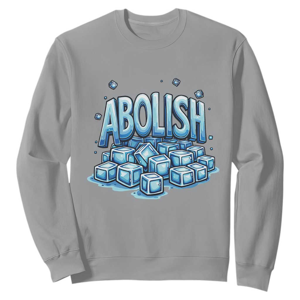 Abolish Ice Sweatshirt Minnesota Resistance Protest TS12 Sport Gray Print Your Wear