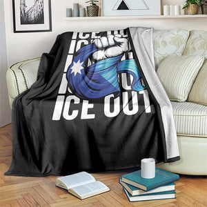 Minnesota Ice Out Throw Blanket Anti Ice Movement Protest TS12 Print Your Wear