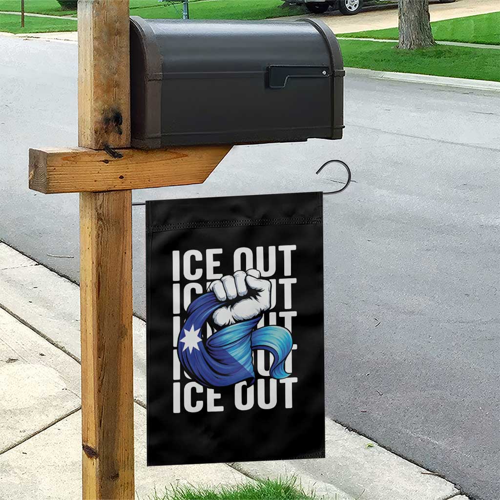 Minnesota Ice Out Garden Flag Anti Ice Movement Protest TS12 Print Your Wear