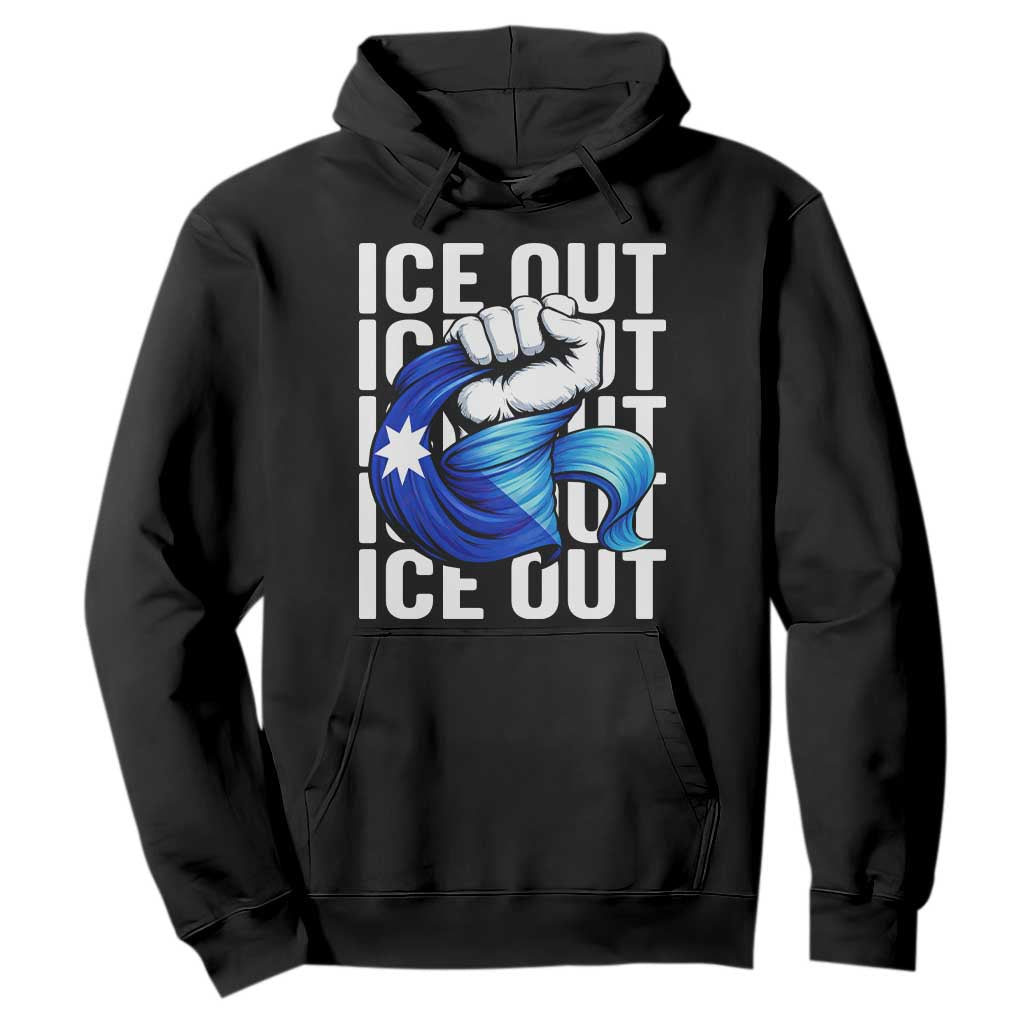 Minnesota Ice Out Hoodie Anti Ice Movement Protest TS12 Black Print Your Wear