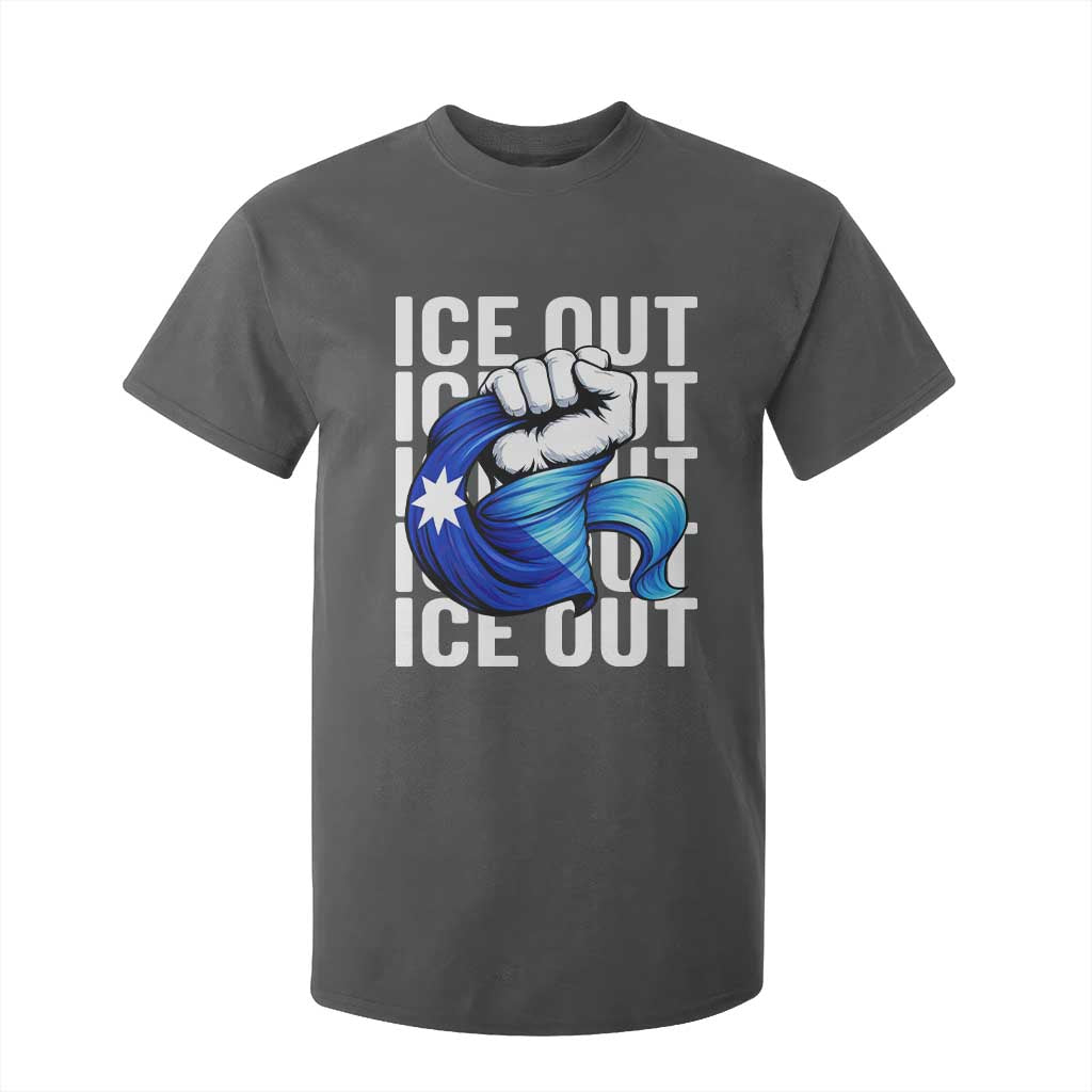Minnesota Ice Out T Shirt For Kid Anti Ice Movement Protest TS12 Dark Heather Print Your Wear