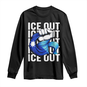 Minnesota Ice Out Long Sleeve Shirt Anti Ice Movement Protest TS12 Black Print Your Wear