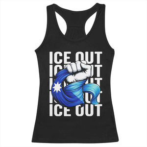 Minnesota Ice Out Racerback Tank Top Anti Ice Movement Protest TS12 Black Print Your Wear