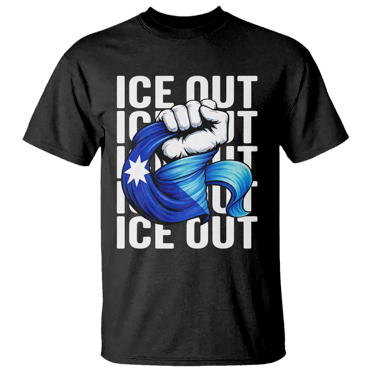 Minnesota Ice Out T Shirt Anti Ice Movement Protest TS12 Black Print Your Wear