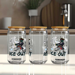 Funny Pirate Common Loon Minnesota Defends Abolish Ice Glass Can TS12 Print Your Wear