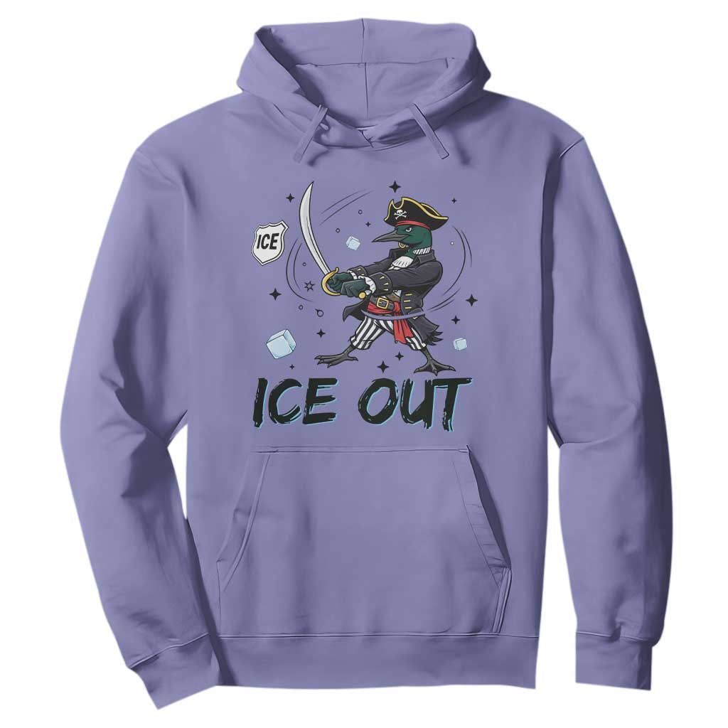 Funny Pirate Common Loon Minnesota Defends Abolish Ice Hoodie TS12 Violet Print Your Wear