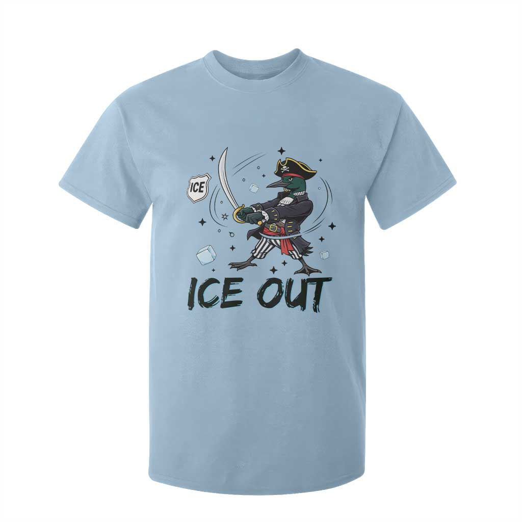 Funny Pirate Common Loon Minnesota Defends Abolish Ice T Shirt For Kid TS12 Light Blue Print Your Wear