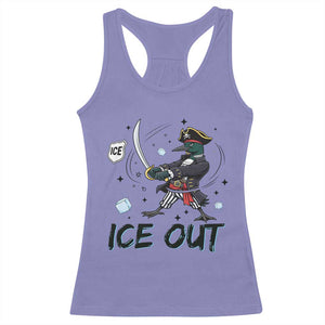 Funny Pirate Common Loon Minnesota Defends Abolish Ice Racerback Tank Top TS12 Violet Print Your Wear