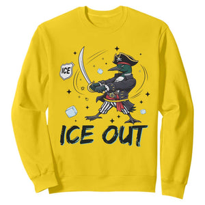 Funny Pirate Common Loon Minnesota Defends Abolish Ice Sweatshirt TS12 Daisy Print Your Wear