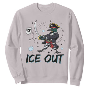 Funny Pirate Common Loon Minnesota Defends Abolish Ice Sweatshirt TS12 Ice Gray Print Your Wear