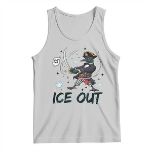 Funny Pirate Common Loon Minnesota Defends Abolish Ice Tank Top TS12 Ash Print Your Wear