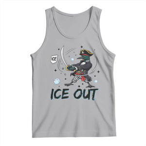 Funny Pirate Common Loon Minnesota Defends Abolish Ice Tank Top TS12 Athletic Heather Print Your Wear