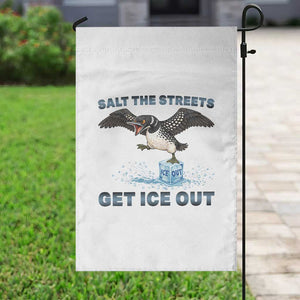 Minnesota Loon Salt The Streets Get Ice Out Garden Flag TS12 Print Your Wear