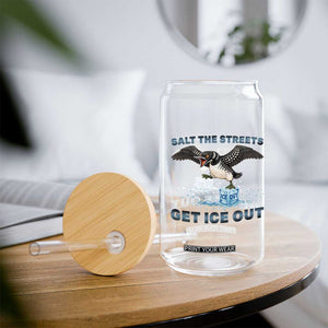 Minnesota Loon Salt The Streets Get Ice Out Glass Can TS12 Print Your Wear