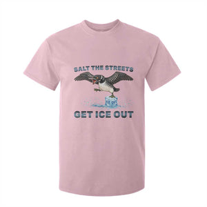 Minnesota Loon Salt The Streets Get Ice Out T Shirt For Kid TS12 Light Pink Print Your Wear