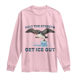 Minnesota Loon Salt The Streets Get Ice Out Long Sleeve Shirt TS12 Light Pink Print Your Wear