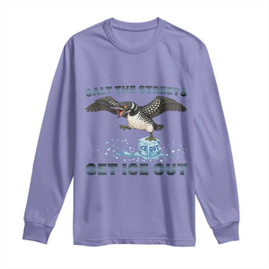 Minnesota Loon Salt The Streets Get Ice Out Long Sleeve Shirt TS12 Violet Print Your Wear