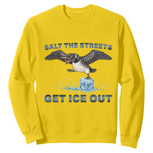 Minnesota Loon Salt The Streets Get Ice Out Sweatshirt TS12 Daisy Print Your Wear