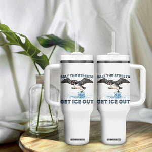Minnesota Loon Salt The Streets Get Ice Out Tumbler With Handle TS12 Print Your Wear