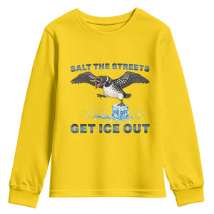 Minnesota Loon Salt The Streets Get Ice Out Youth Sweatshirt TS12 Daisy Print Your Wear