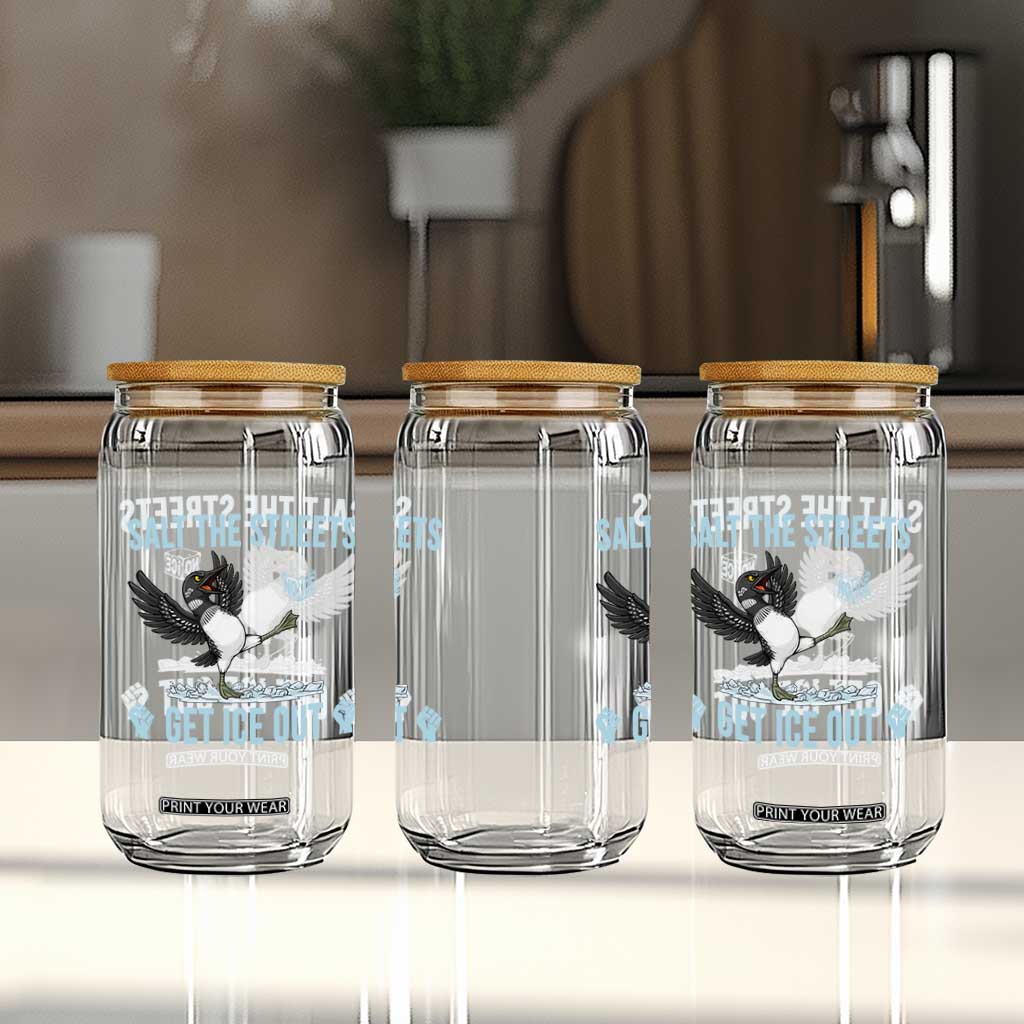 Salt The Streets Get Ice Out Glass Can Resist Minneapolis Political TS12 Print Your Wear