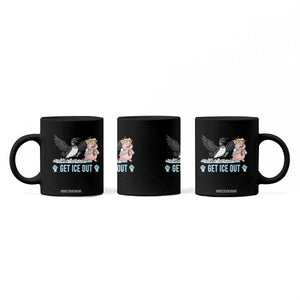 Get Ice Out Coffee Mug Funny Minnesota Loon Chasing Trump Pig TS12 Print Your Wear