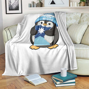 MN Strong Cute Penguin Throw Blanket Minnesota State Pride Gift TS12 Print Your Wear