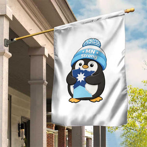 MN Strong Cute Penguin Garden Flag Minnesota State Pride Gift TS12 Print Your Wear