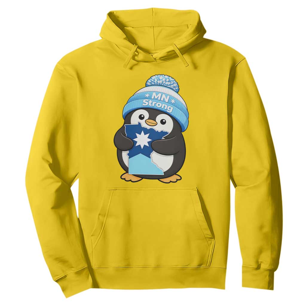MN Strong Cute Penguin Hoodie Minnesota State Pride Gift TS12 Daisy Print Your Wear