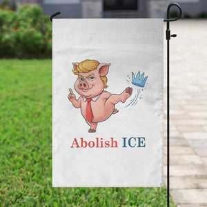 Protest Pig Kicking Icy Crown Garden Flag Political Humor Gift TS12 Print Your Wear