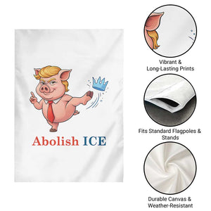 Protest Pig Kicking Icy Crown Garden Flag Political Humor Gift TS12 Print Your Wear