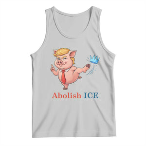 Protest Pig Kicking Icy Crown Tank Top Political Humor Gift TS12 Ash Print Your Wear