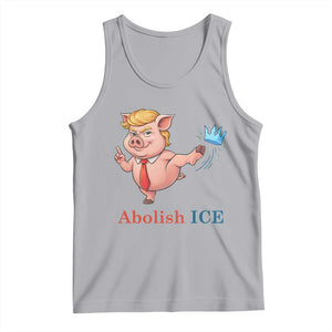 Protest Pig Kicking Icy Crown Tank Top Political Humor Gift TS12 Athletic Heather Print Your Wear