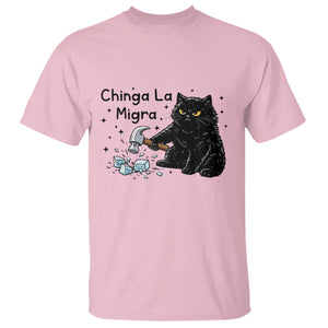 Chinga La Migra T Shirt Funny Cat Immigration Support TS12 Light Pink Print Your Wear