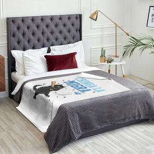 Chinga La Migra Throw Blanket Funny Protest Cat Minneapolis Support Gift TS12 Print Your Wear