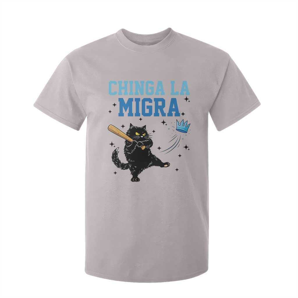 Chinga La Migra T Shirt For Kid Funny Protest Cat Minneapolis Support Gift TS12 Ice Gray Print Your Wear