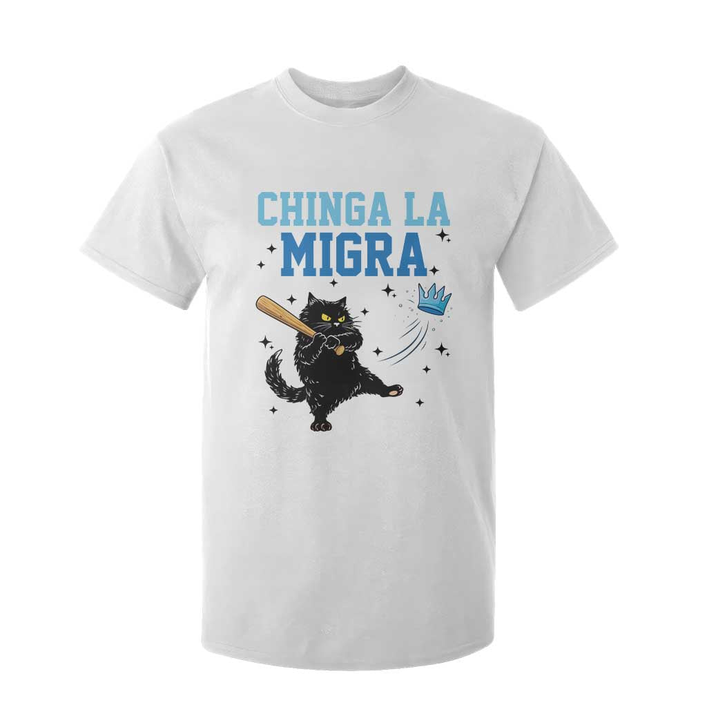 Chinga La Migra T Shirt For Kid Funny Protest Cat Minneapolis Support Gift TS12 White Print Your Wear