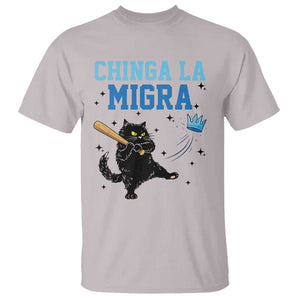 Chinga La Migra T Shirt Funny Protest Cat Minneapolis Support Gift TS12 Ice Gray Print Your Wear