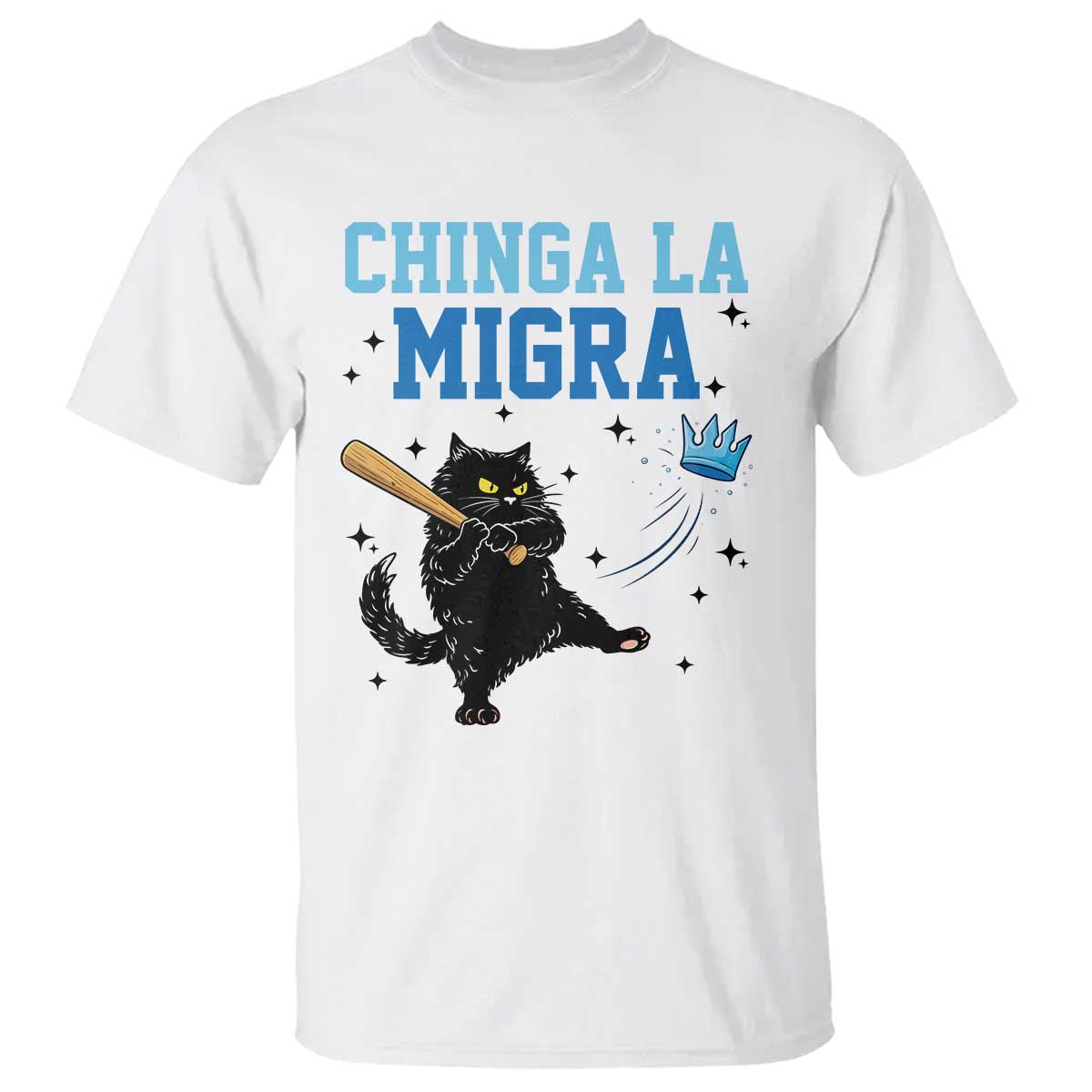 Chinga La Migra T Shirt Funny Protest Cat Minneapolis Support Gift TS12 White Print Your Wear